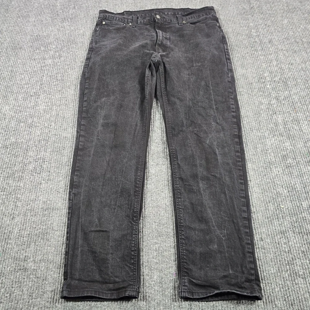 Levi's 541 Jeans Mens 38x32 Gray Dark Wash Athletic Fit Stretch Denim